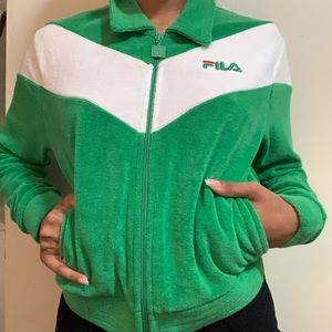 FILA zip up sweatshirt